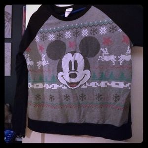 Soft mickey mouse christmas sweatshirt